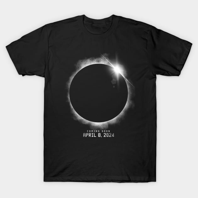 Total Solar Eclipse April 8, 2024 T-Shirt by cowyark rubbark